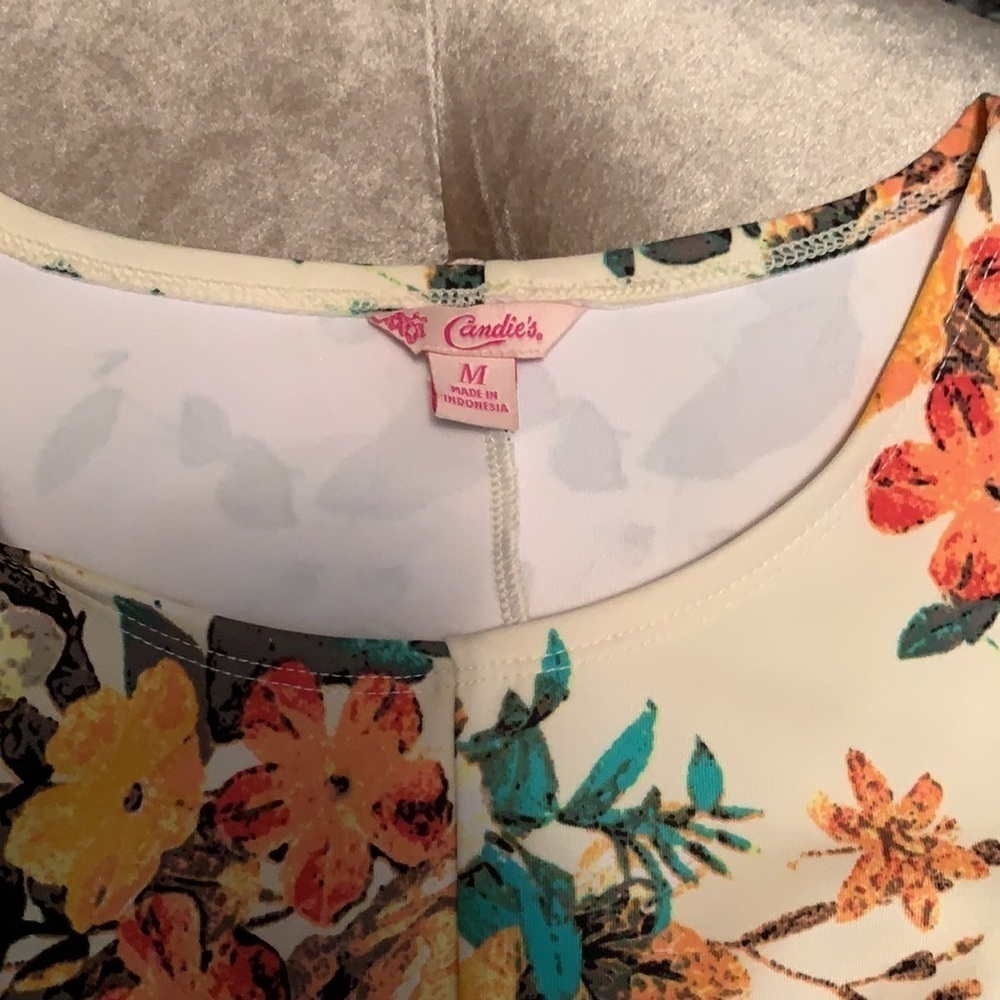 Candies super stretchy floral sleeveless dress - Picture 9 of 14